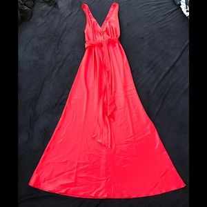 Valentino Red Silky Dress